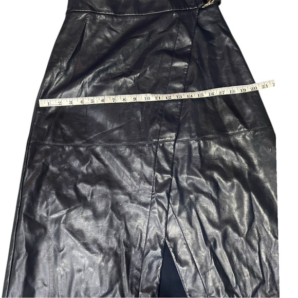 Ted Baker Elii Faux Leather Wrap Skirt - Picture 10 of 11